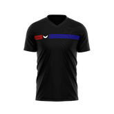 Black Simple line Padel T-shirt - Black